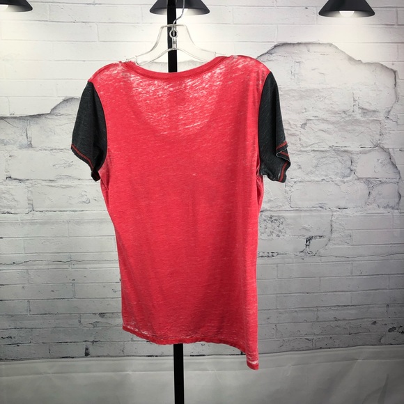 NHL Chicago Black Hawks Burn Out T Shirt 1326 - Picture 5 of 8